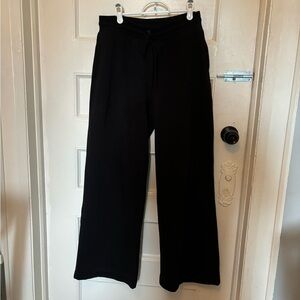 Kotn Wide Leg Black Sweatpants
